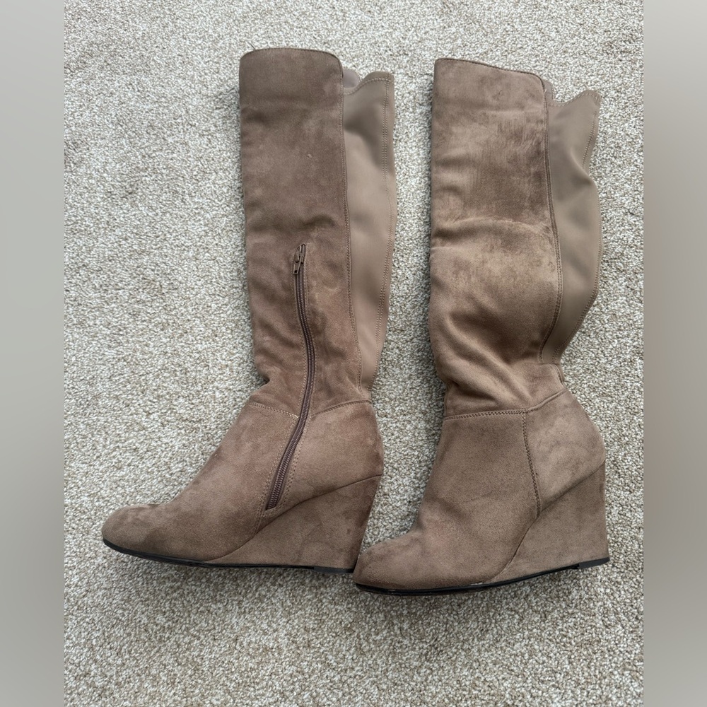 Tan Suede Ankle Boots